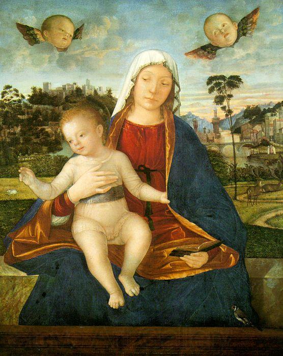 Vittore Carpaccio Madonna and Blessing Child Spain oil painting art